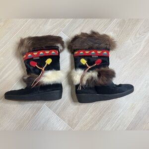 Tecnica Goat Fur Winter Apres Ski Boots